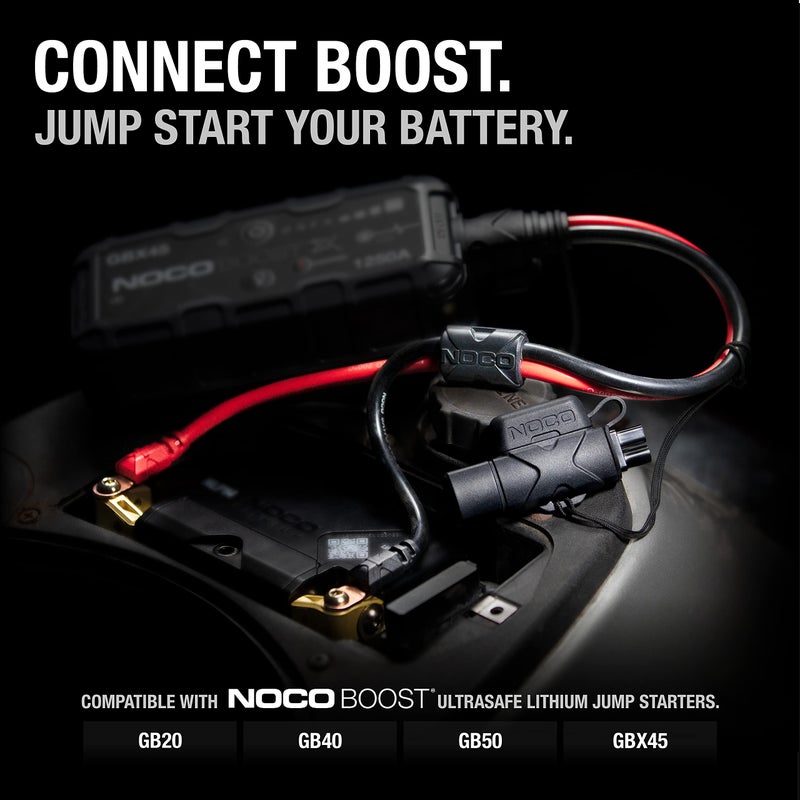 NOCO كابل تمديد محول NOCO GBC007 بطول 18.5 بوصة لـ GB20 و GB40 و GB50 و GBX45 من بطاريات الليثيوم UltraSafe للبدء السريع - Image 5
